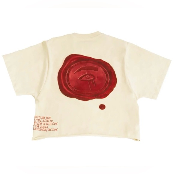 *NEW* Visionary Club "LETTER TO YOUR HEART" Boxy Oversized Tee Shirt UNISEX - Picture 2 of 16